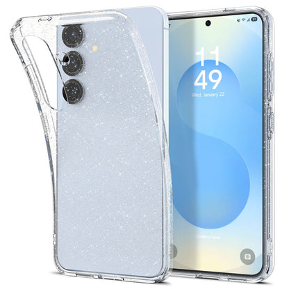 Hülle für Samsung Galaxy S25 S931, Spigen, Liquid Crystal Glitter, Transparent ACS08997