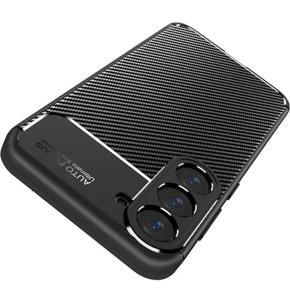 Hülle für Samsung Galaxy S25 S931, Techsuit, CarbonFiber, Schwarz