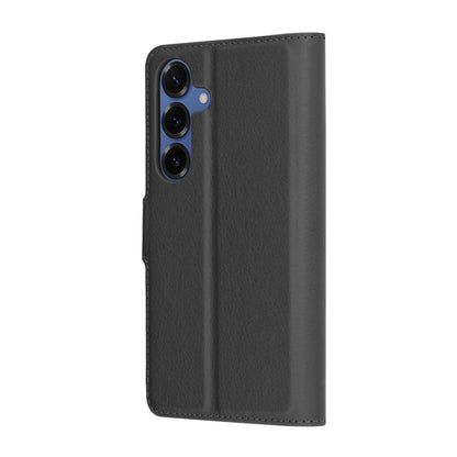 Hülle für Samsung Galaxy S25 S931, Techsuit, Leder-Folio, Schwarz