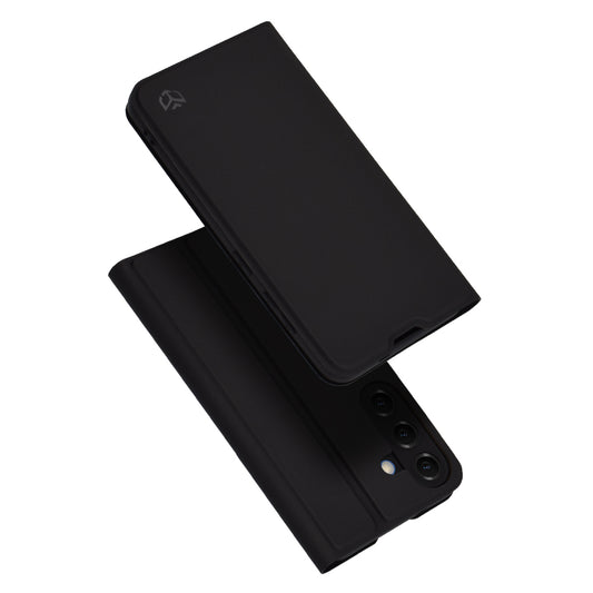 Hülle für Samsung Galaxy S25 S931, Techsuit, Magskin Book, Schwarz