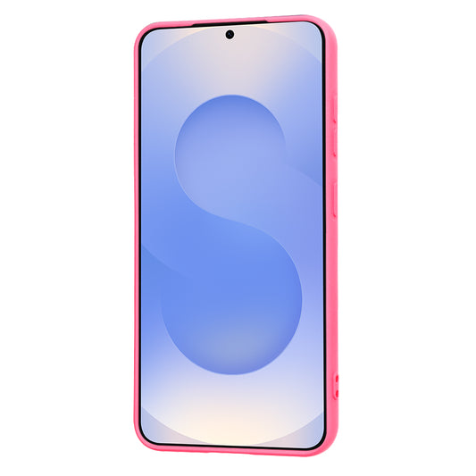 Hülle für Samsung Galaxy S25 S931, Techsuit, SoftFlex, Dunkelrosa