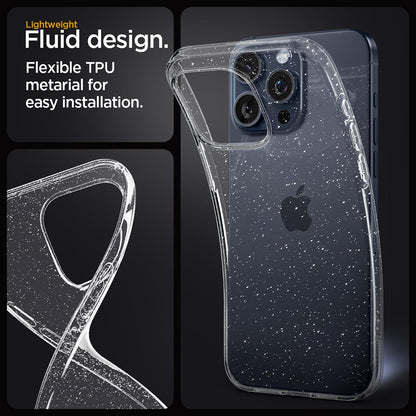 Hülle für Samsung Galaxy S25 S931, Techsuit, SparkleSkin, Transparent