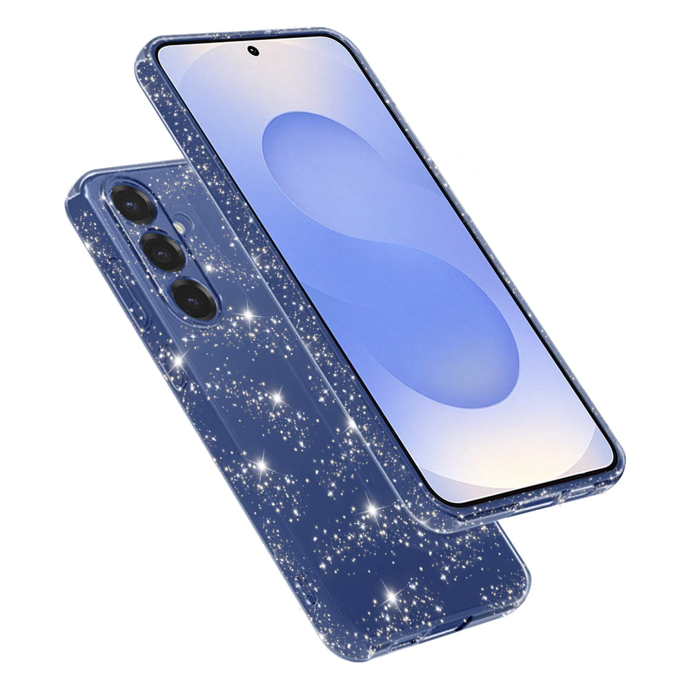 Hülle für Samsung Galaxy S25 S931, Techsuit, SparkleSkin, Transparent