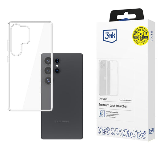 Hülle für Samsung Galaxy S25 Ultra S938, 3MK, Klar, Transparent