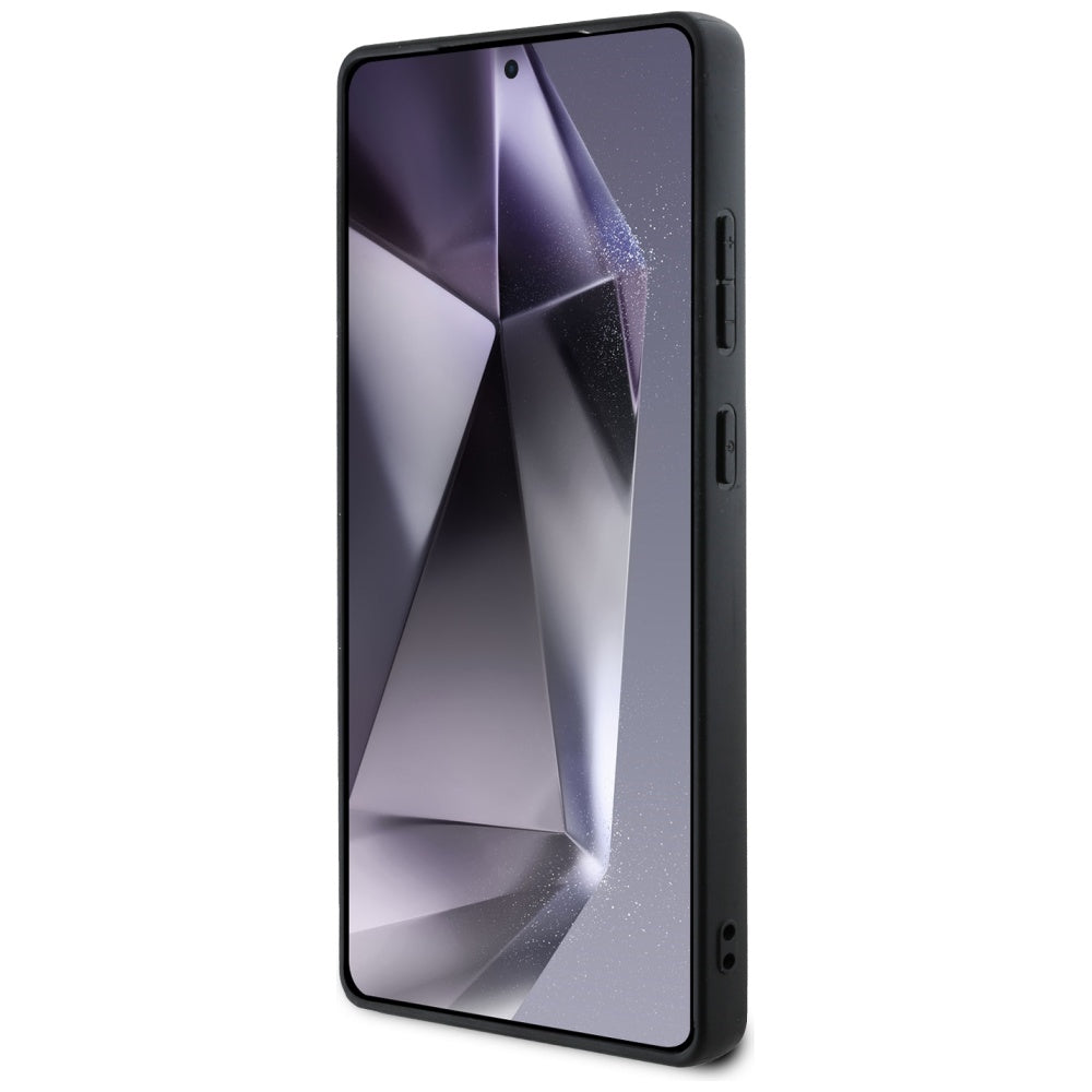 Hülle für Samsung Galaxy S25 Ultra S938, Guess, 4G Grained Big and Classic Logo, Schwarz