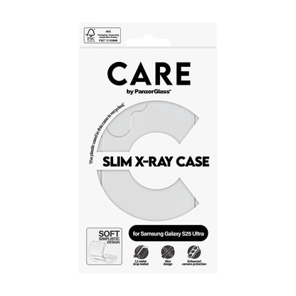 Case for Samsung Galaxy S25 Ultra S938, PanzerGlass, Fashionable Care, Transparent