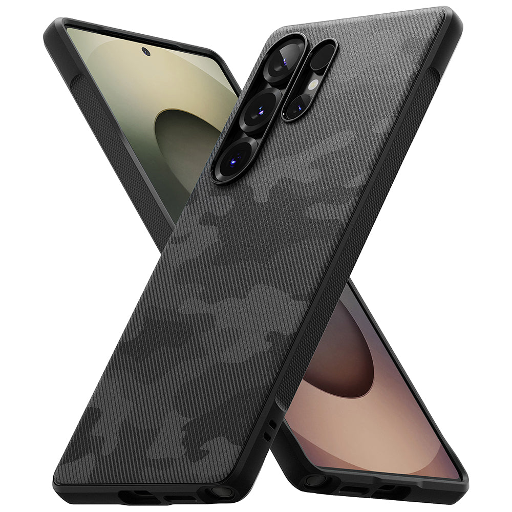 Hülle für Samsung Galaxy S25 Ultra S938, Ringke, Onyx Design, Tarnmuster