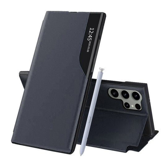 Hülle für Samsung Galaxy S25 Ultra S938, Techsuit, eFold, Dunkelblau