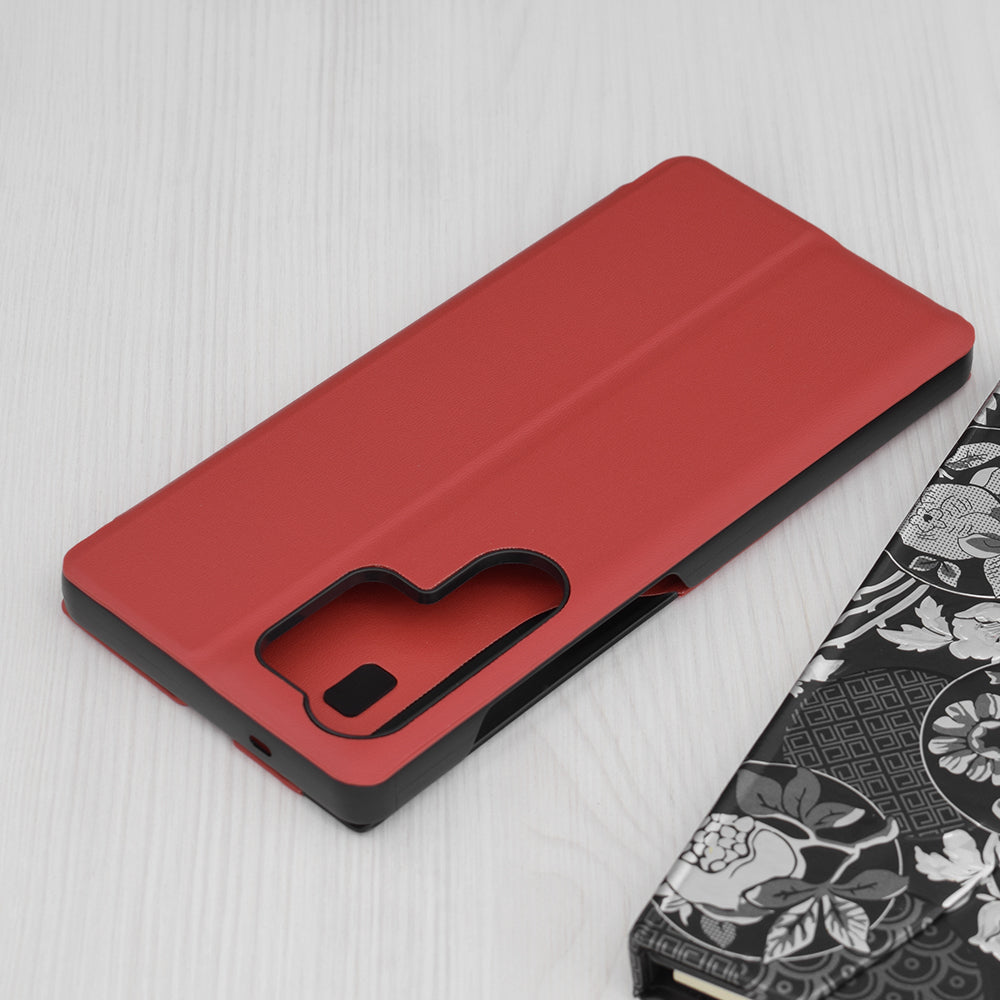 Hülle für Samsung Galaxy S25 Ultra S938, Techsuit, eFold, Rot