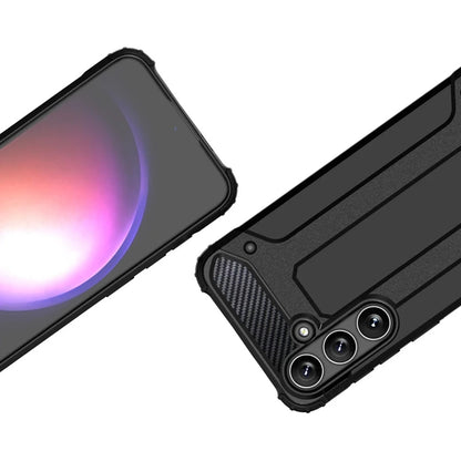 Hülle für Samsung Galaxy S25 Ultra S938, Techsuit, Hybrid Armor, Schwarz