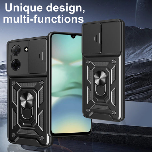 Hülle für Samsung Galaxy S26 FE / S25 FE, Techsuit, CamShield, Schwarz