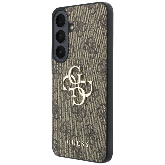 Case for Samsung Galaxy S26 FE S741, Guess, 4G Metal Logo, Brown