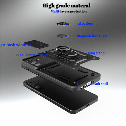 Hülle für Samsung Galaxy S26 FE S741 / S25 FE, Techsuit, CamShield, Roségold