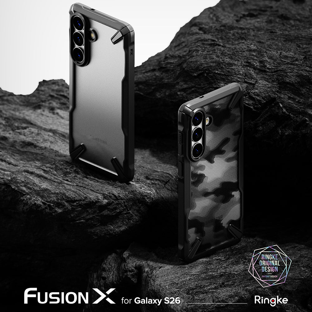 Case for Samsung Galaxy S26 Plus, Ringke, Fusion X, Camouflage