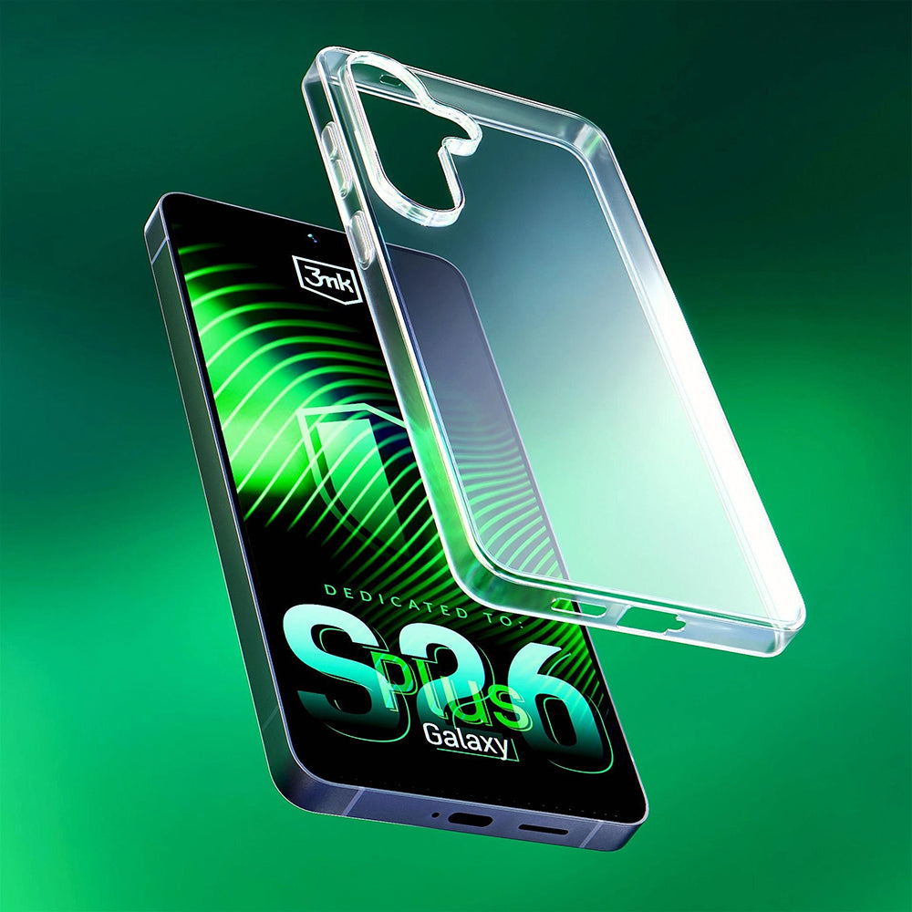 Hülle für Samsung Galaxy S26 Plus S947, 3MK, Klar, Transparent