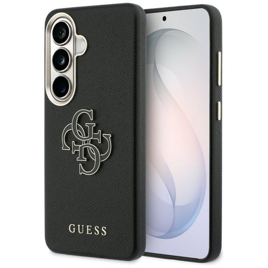 Hülle für Samsung Galaxy S26 Plus S947, Guess, 4G Geprägtes Großes und Klassisches Logo, Schwarz