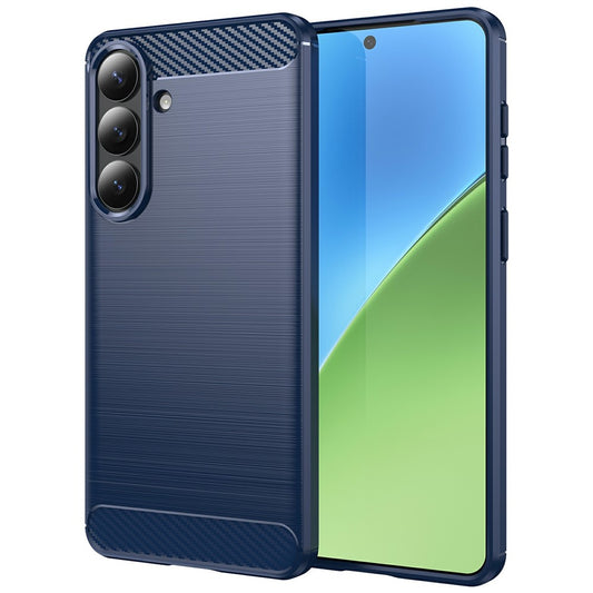 Hülle für Samsung Galaxy S26 Plus, Techsuit, Carbon, Blau