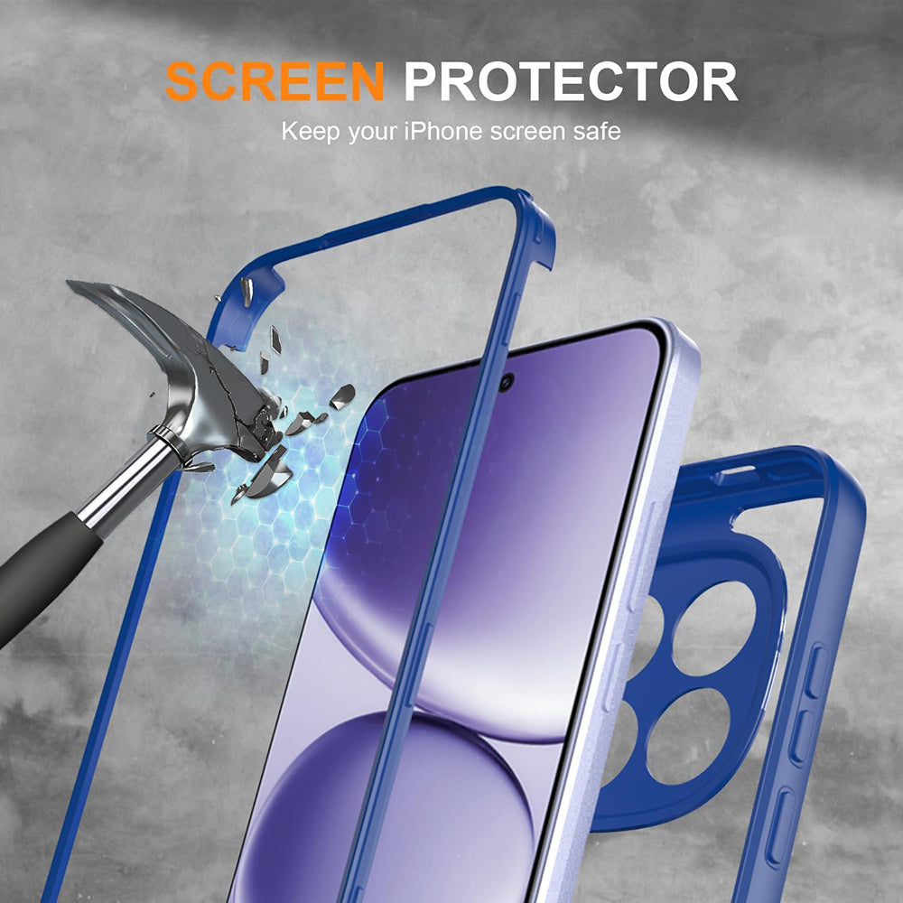 Hülle für Samsung Galaxy S26 Plus, Techsuit, ColorVerse 360, Blau