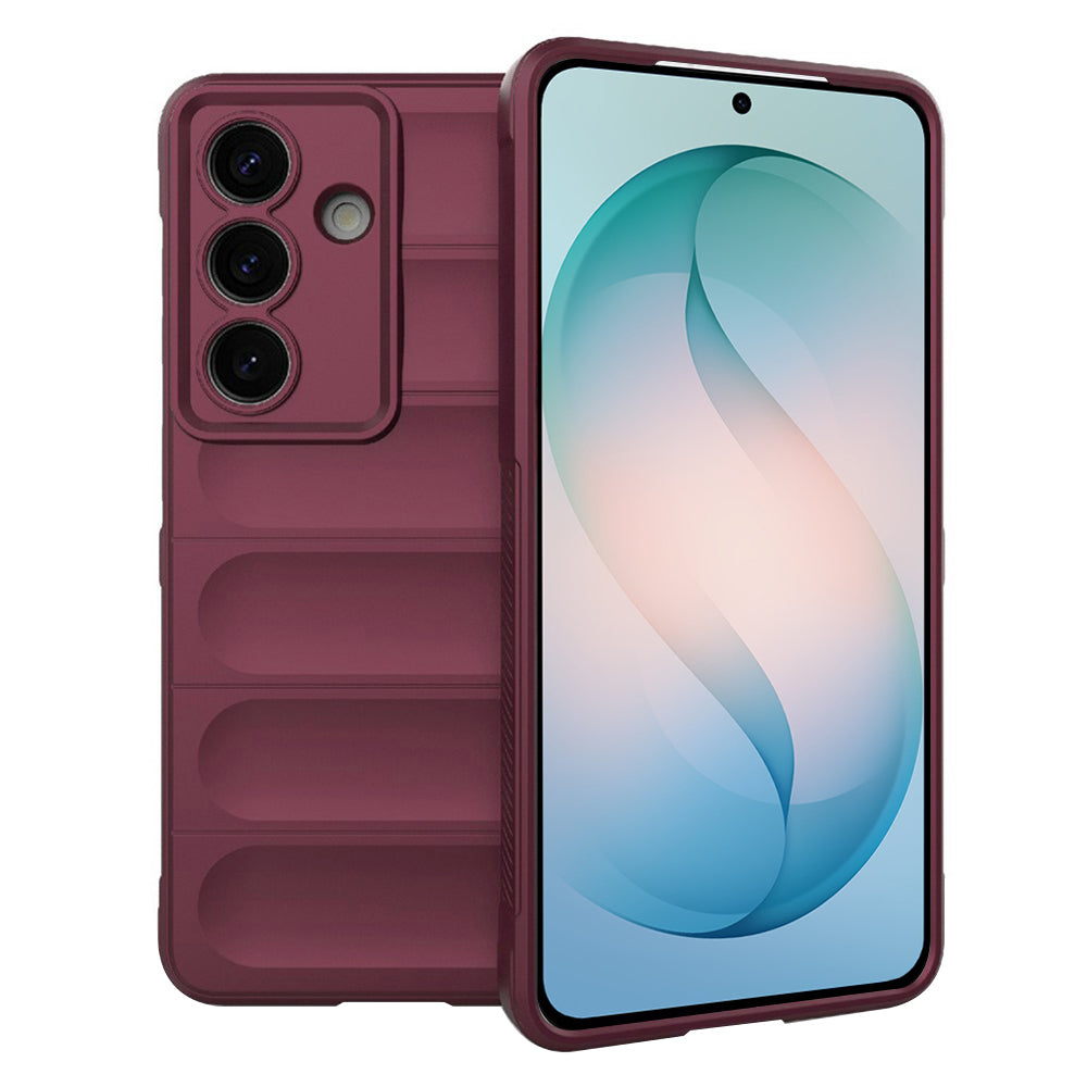 Hülle für Samsung Galaxy S26 Plus S947, Techsuit, Magic Shield, Kirschrot