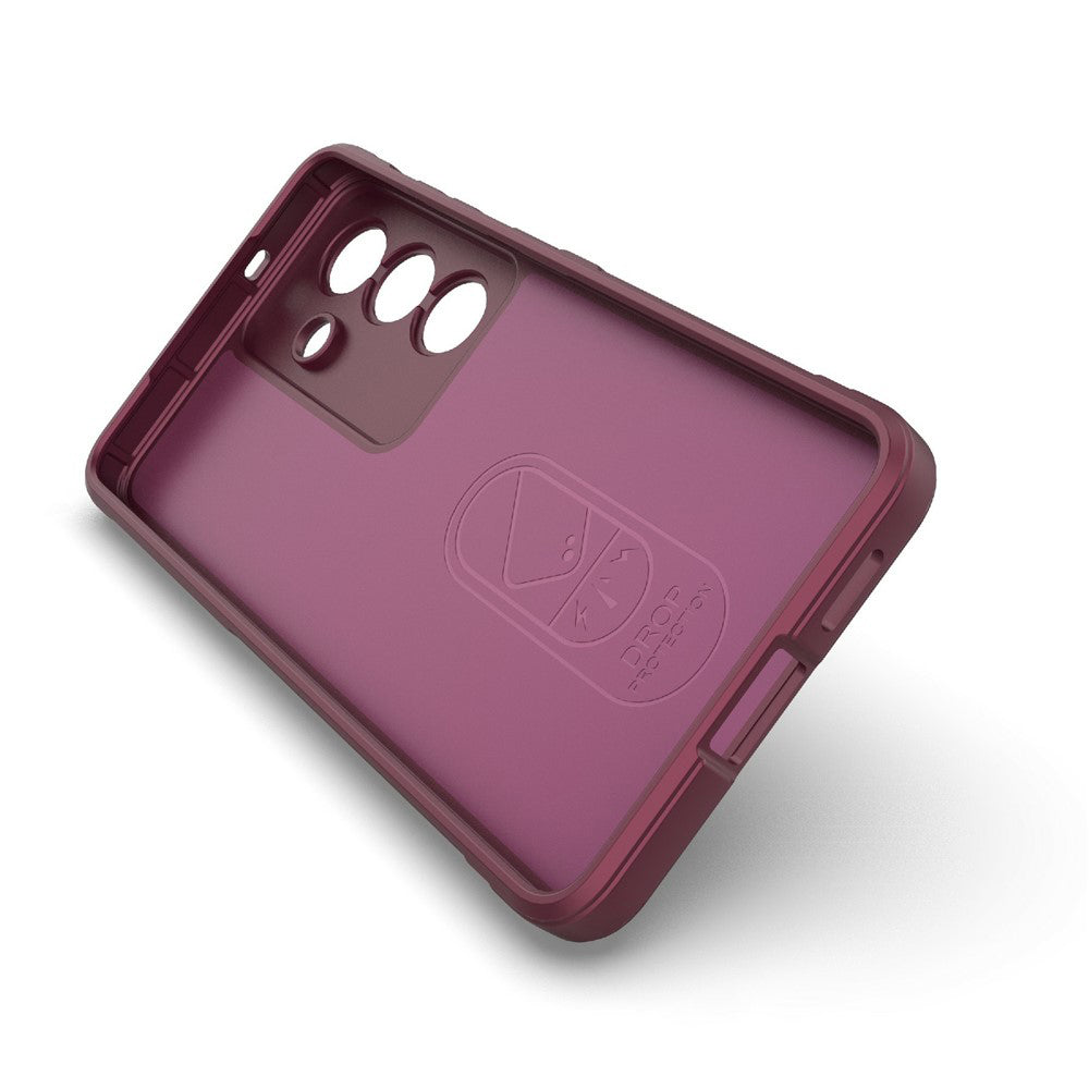 Hülle für Samsung Galaxy S26 Plus S947, Techsuit, Magic Shield, Kirschrot