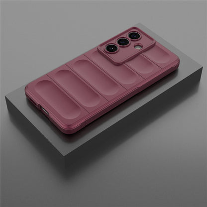 Hülle für Samsung Galaxy S26 Plus S947, Techsuit, Magic Shield, Kirschrot