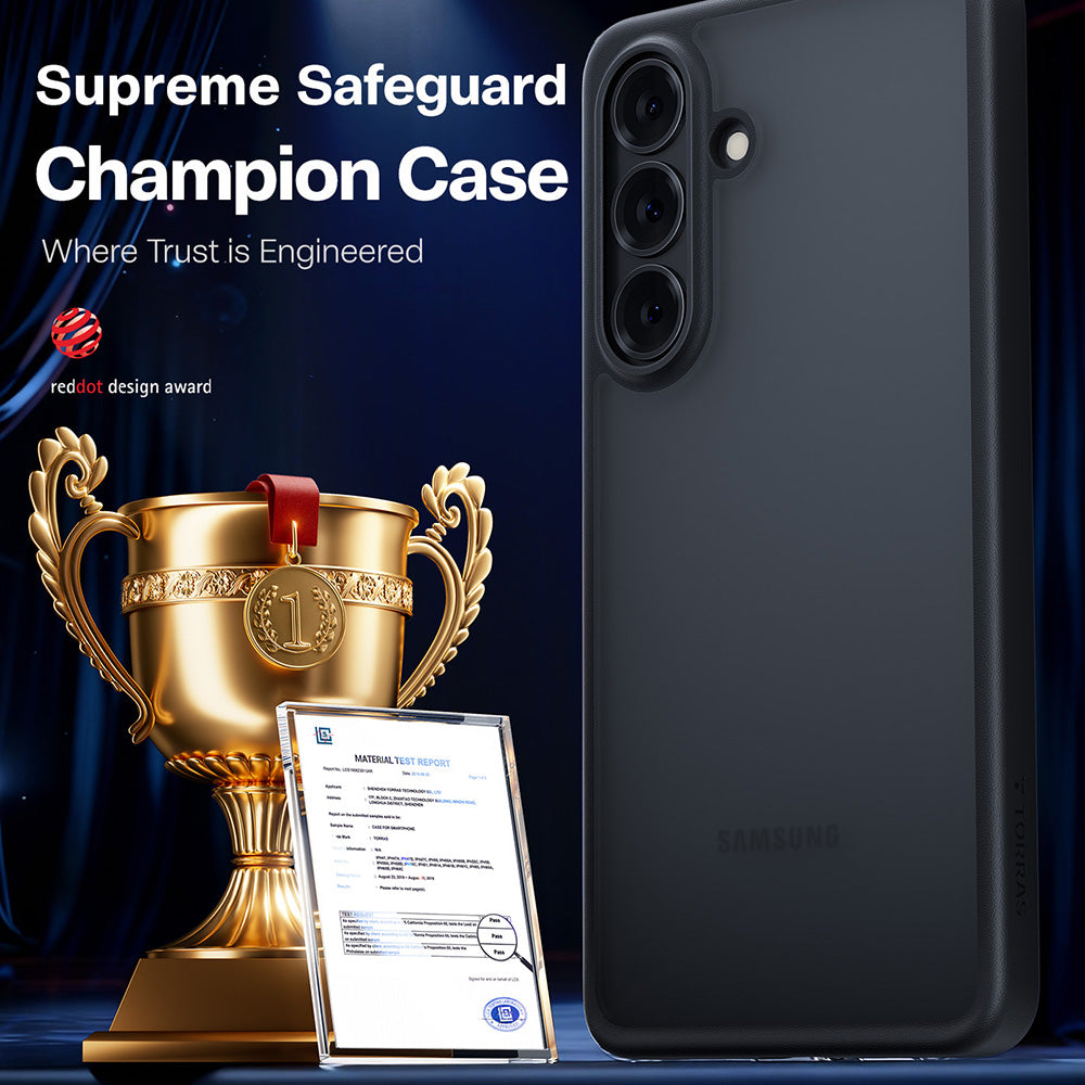 Hülle für Samsung Galaxy S26 Plus, Torras, Guardian, Schwarz