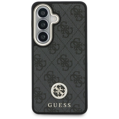 Hülle für Samsung Galaxy S26 S942, GUESS, 4G Big Rhinestone Triangle Strap, Schwarz