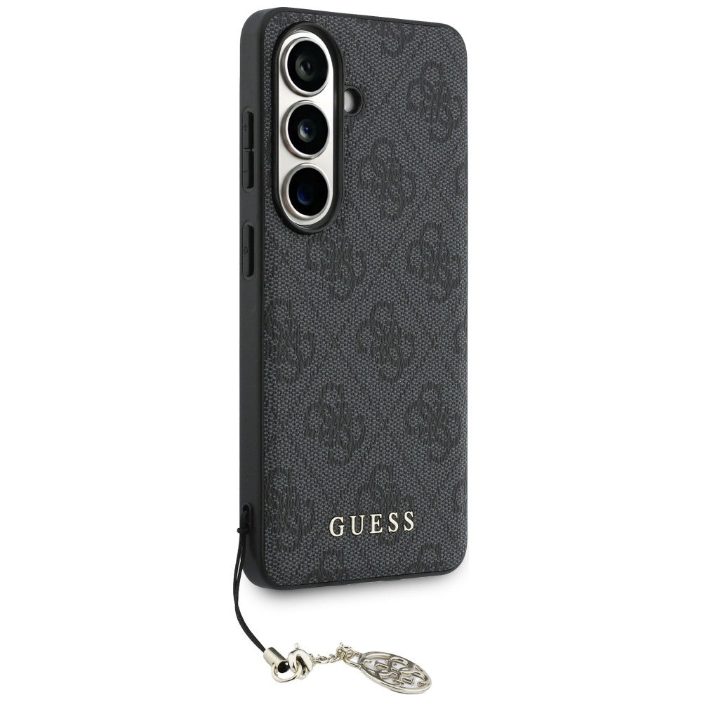 Hülle für Samsung Galaxy S26 S942, Guess, 4G Classic Logo Charm, Schwarz