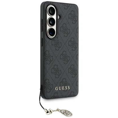 Hülle für Samsung Galaxy S26 S942, Guess, 4G Classic Logo Charm, Schwarz