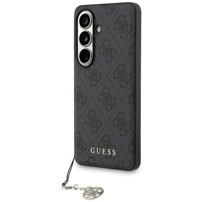 Hülle für Samsung Galaxy S26 S942, Guess, 4G Classic Logo Charm, Schwarz