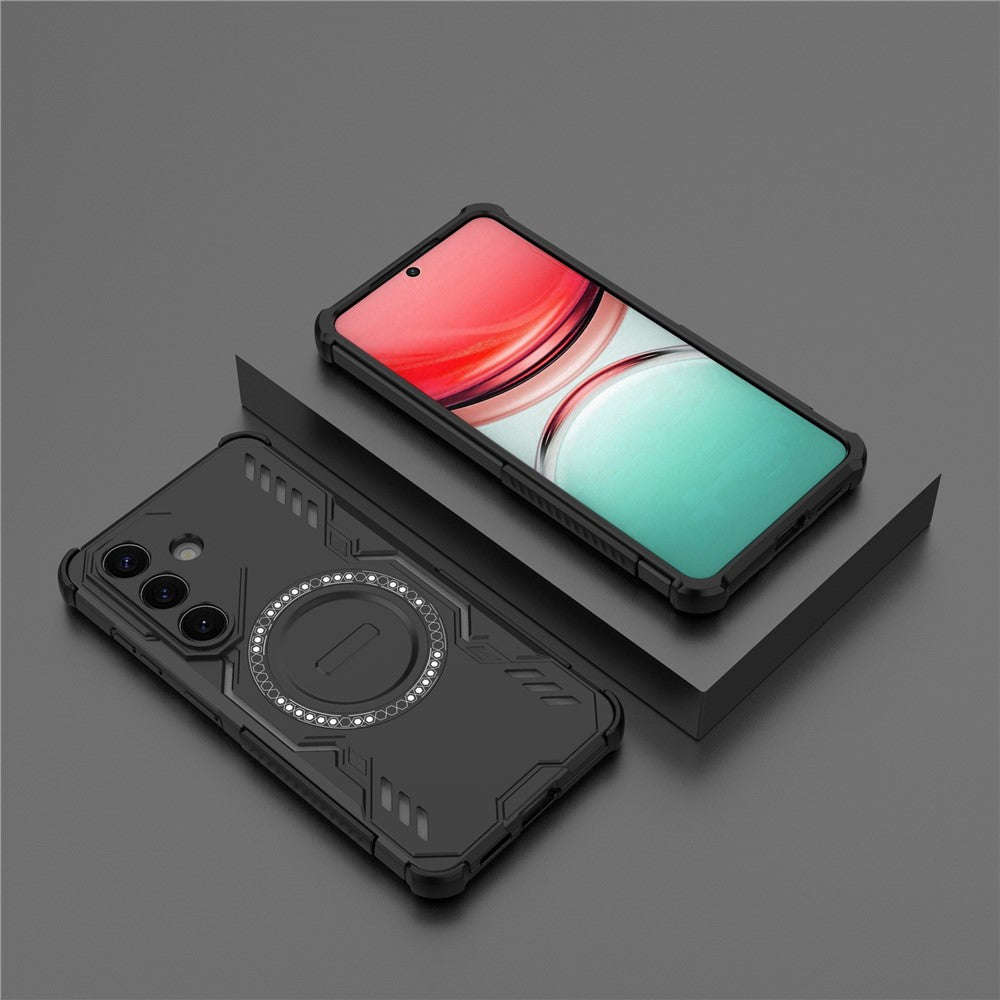 MagSafe Hülle für Samsung Galaxy S26, Techsuit, ArmorMag, Schwarz