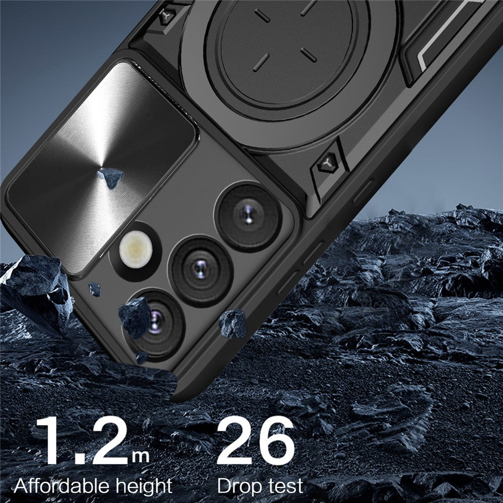 Hülle für Samsung Galaxy S26, Techsuit, CamGuard Pro, Rot