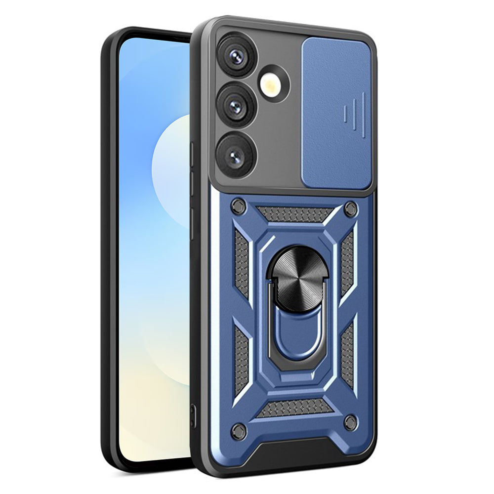 Hülle für Samsung Galaxy S26, Techsuit, CamShield, Blau