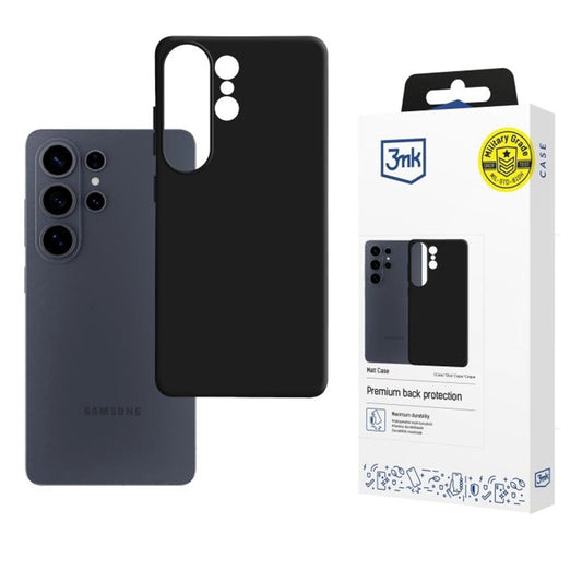 Hülle für Samsung Galaxy S26 Ultra, 3MK, Matt Schwarz