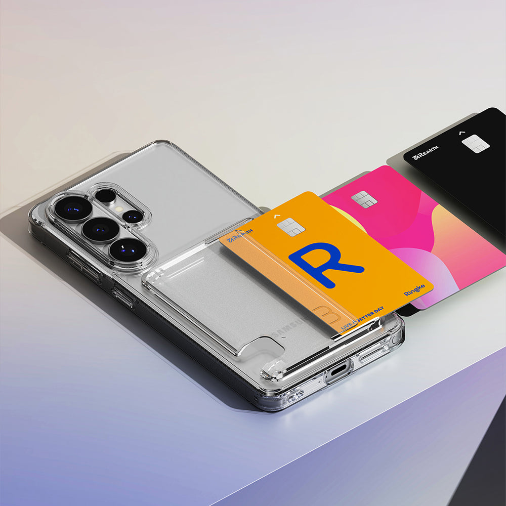 Hülle für Samsung Galaxy S26 Ultra, Ringke, Fusion Card, Transparent