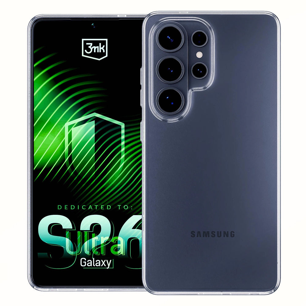 Hülle für Samsung Galaxy S26 Ultra S948, 3MK, Klar, Transparent