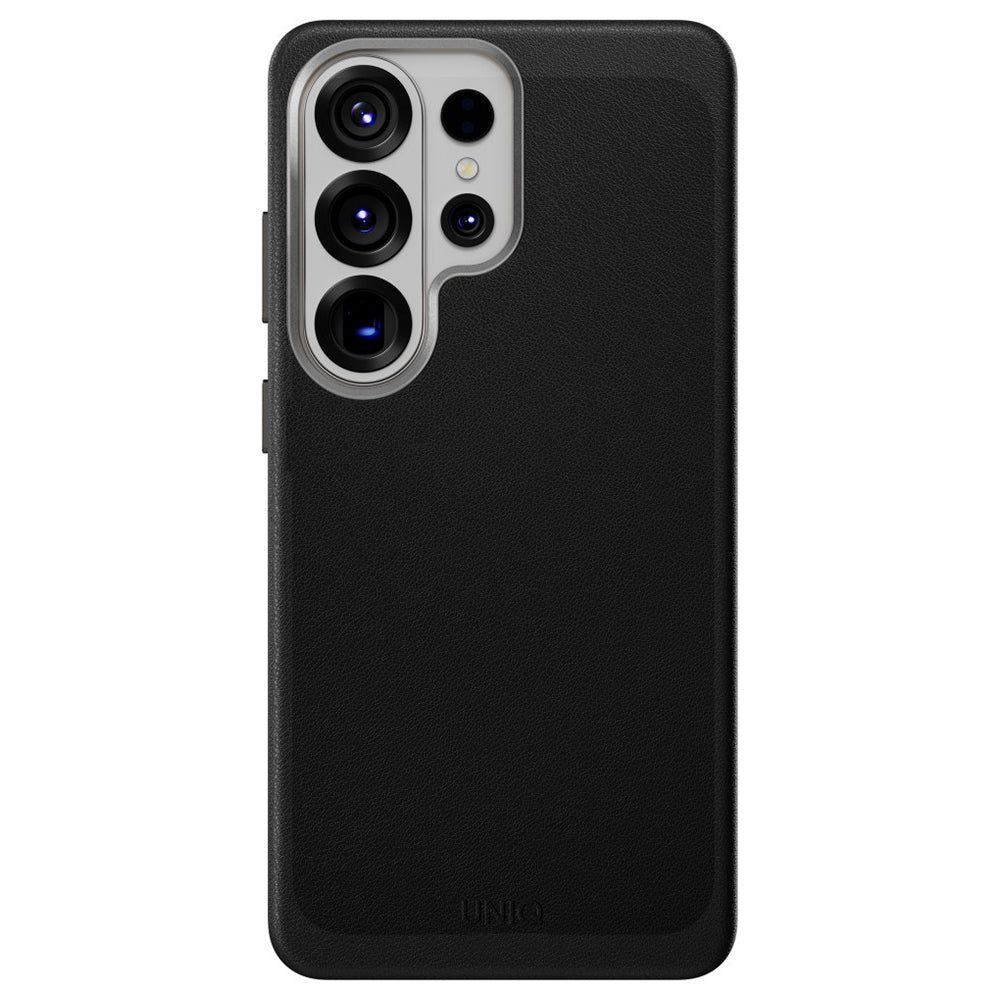 Hülle für Samsung Galaxy S26 Ultra S948, UNIQ, Lyden Leatherette, Schwarz