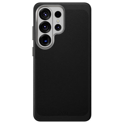 Hülle für Samsung Galaxy S26 Ultra S948, UNIQ, Lyden Leatherette, Schwarz