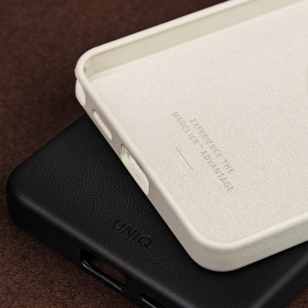 Hülle für Samsung Galaxy S26 Ultra S948, UNIQ, Lyden Leatherette, Schwarz
