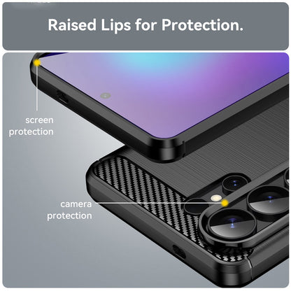Hülle für Samsung Galaxy S26 Ultra, Techsuit, Carbon, Schwarz