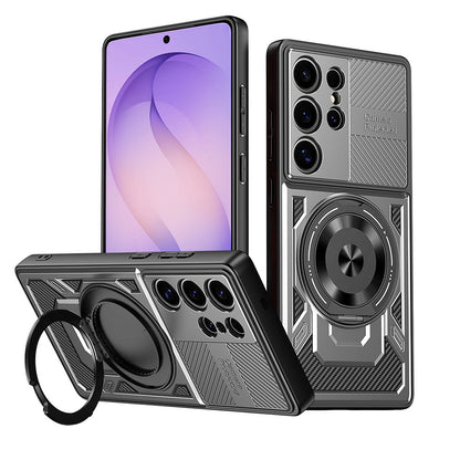 Hülle für Samsung Galaxy S26 Ultra, Techsuit, RuggedCam, Grau