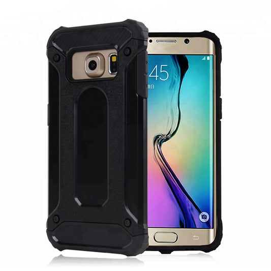 Hülle für Samsung Galaxy S6 G920, Techsuit, Hybrid Armor, Schwarz