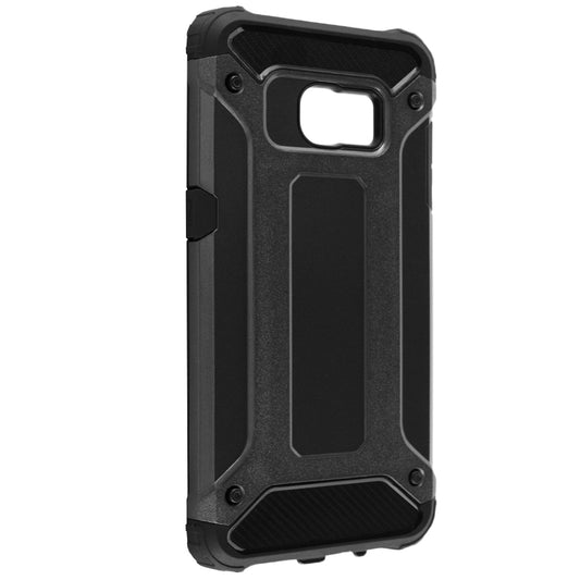 Hülle für Samsung Galaxy S7 edge G935, Techsuit, Hybrid Armor, Schwarz