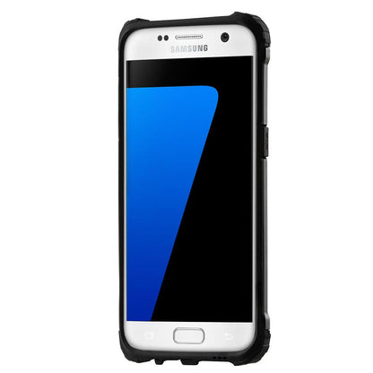 Hülle für Samsung Galaxy S7 G930, Techsuit, Hybrid Armor, Schwarz