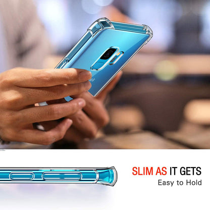 Case for Samsung Galaxy S9 G960, Techsuit, Shockproof Clear, Transparent