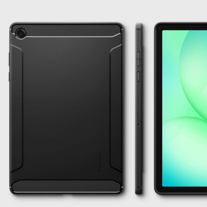 Hülle für Samsung Galaxy Tab A11+, Spigen, Rugged Armor, Mattschwarz