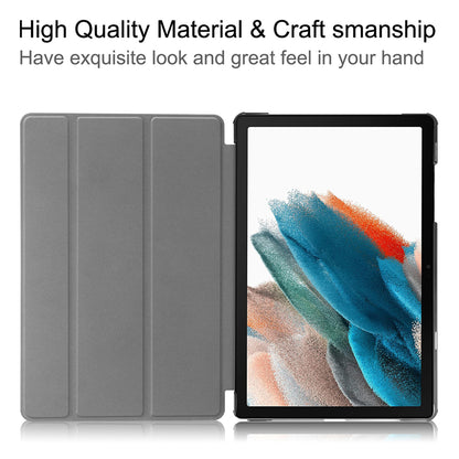 Hülle für Samsung Galaxy Tab A11 / Tab A9, Techsuit, FoldPro Butterfly Neues Modell, Mehrfarbig
