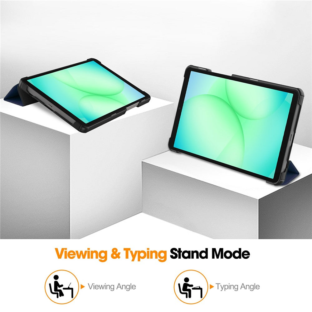 Hülle für Samsung Galaxy Tab A11 / Tab A9, Techsuit, FoldPro Neues Modell, Blau
