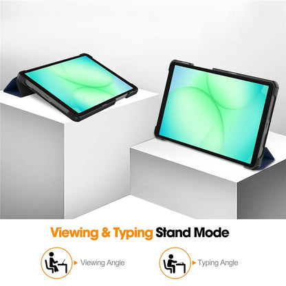 Hülle für Samsung Galaxy Tab A11 / Tab A9, Techsuit, FoldPro Neues Modell, Blau