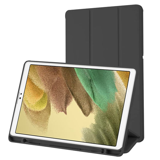 Hülle für Samsung Galaxy Tab A7 Lite, Techsuit, Flex Trifold, Schwarz
